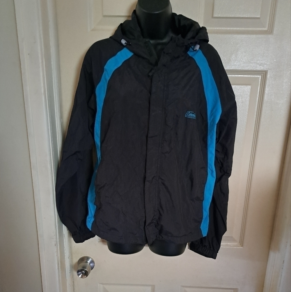 Colman hooded windbreaker jacket s/m
